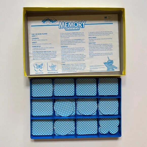 Teletubbies Memory Game 1998 Milton Bradley Hasbro COMPLETE - Picture 3 of 7